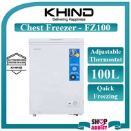 Khind (100 L) Chest Freezer  FZ100