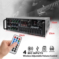 (Ready Stock) Karaoke Amplifier Ampaudio AV33E Bluetooth Stereo Amplifier Wireless Audio Home Karaok
