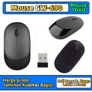 [TOKO_MOUSE] Wireless Bluetooth Mouse USB Receiver 2.4G Rechargeable Notebook Laptoptablet - GW-690