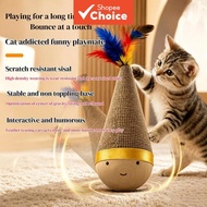 Rolling Cat Toys, interactive feather bells, and cat teaser sticks are used to relieve indoor cat bo