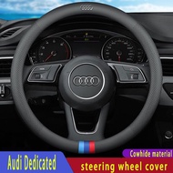 Audi A1 A4 A3 A5 A6 A7 A8 Q5 Q2 Q3 Q7 S3 Full leather steering wheel cover