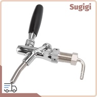 SUGIGMY 9 piece Beer Tap Faucet, Chrome Plating Adjustable Flow Draft Beer Dispenser, Professional S
