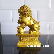 patung qilin pajangan singa batu kilin fengshui qi lin kirin