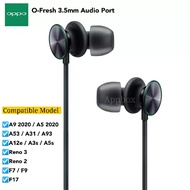 🏪Oppo Reno In-Ear Earphone Headphones AUX 3.5mm Audio Stereo Sound Type-C USB Input With Mic Super Bass For A3s A15 A31