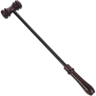 Wooden Auction Hammer Gavel 14.56 Inch Judge Gavel for Courtroom Auction and Law Office Use