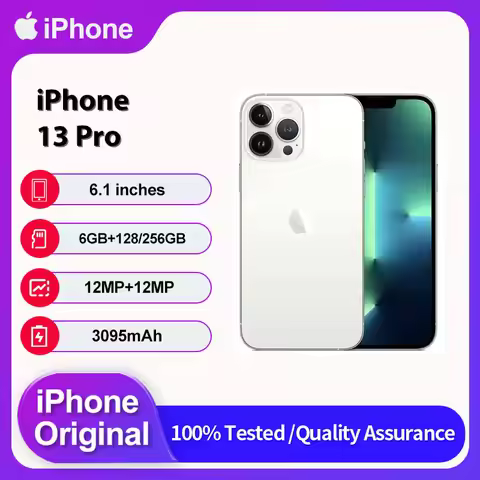 Original Unlocked Apple iPhone 13 Pro 5G Face ID Used IOS 15 6.1" 128/256GB ROM 3095mAh Cellphone 12