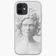Custom Case iphone 11 12 Pro Max Marble Medusa Bust 8 XS Plus