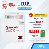 Life Factor Quercetin CoQ10 Tablet (30's) [Exp 07/2027]