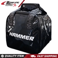 Bowlingmall - Hammer Enamel 1 Ball Tote- BLACK ball tote bag, Single bowling ball bag
