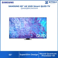 SAMSUNG 65" 4K UHD Smart QLED TV QA65Q80CAKXXM | Tizen™ Smart TV | Dolby Atmos | Smart Hub | SmartThings | HDR | HDMI