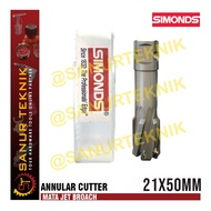 MATA SIMONDS Jet Broach Bit TCT Magnetic Drill Bit/ 21 x 50MM 21 x 50 mm/