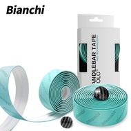 2 Rolls Bianchi Road Bike Handlebar Tape RoadBike Breathable Handlebar Tape PU EVA Non-slip Handleba