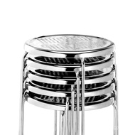 Stool Living Room Iron Round Stool Dining Home Small Stool Modern Stool Imitation Stainless Steel St
