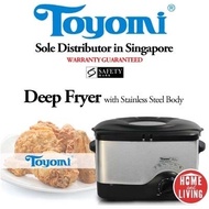 TOYOMI Deep Fryer with Stainless Steel Body [Model: DF 323SS] / LOCAL WARRANTY SET!!!