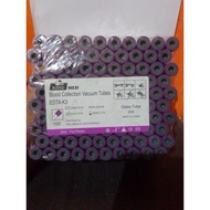 Blood collection tube EDTA k3 2ml glass