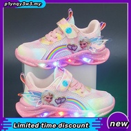 Alakad 21-35 LED Light Frozen for Kids Girls Performance Sneakers Kasut Lampu Budak Perempuan