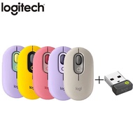 Logitech 羅技  POP MOUSE 無線藍牙滑鼠+BOLT接收器夢幻紫+BOLT接收器