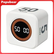 Digital Cube Pomodoro Timer Visual Study Fitness Countdown Productivity Timer with Auto-Flip Technol