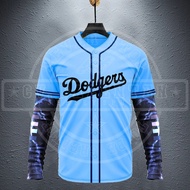{ JMV SPORT } - [COD] - Baju Baseball DODGERS lengan panjang terbaru 2022 / Jersey Baseball / Jersey