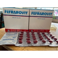 FEFRAROVIT Blood Supplement Iron Supplement Pills box 100v/ Helps Prevent Iron Deficiency Anemia