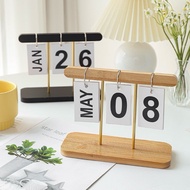 Wooden Desk Calendar