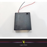 (READY STOCK) 4XAA BATTERY HOLDER WITH ON FF SWITCH AND WIRES