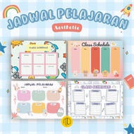 Lesson Schedule Poster - Children's Lesson Schedule School Poster 8 - Weekly Planner | Sunday School
