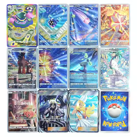 DIY Pokemon TCG Pocket Card Celestial Guardians Lillie Guzma Muk Turtonator Minior Rockruff Cosmog 2