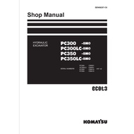 Komatsu PC300-8M0 PC300LC-8M0 PC350-8M0 PC350LC-8M0 Hydraulic Excavator Workshop Repair Service Manu