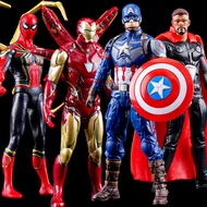 4Inch Iron Man Marvel Avengers Handmade Toy Hulk Captain America Decoration Children's Toys KRRL