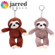 JARRED Sloth Small Pendant, Stuffed Animals Simulation Plush Sloth Keychain, Kids Toy Keyring Soft D