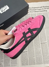 Onitsuka Tiger Tokuten 復古時尚薄底 深粉紅色
