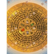 J194 Mantra mandala Mantra mandala Mantra mandala Thangka Painting HD Electronic Picture Material