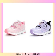 Moonstar SA C038 Girls' Sneakers, Purple, 19.0 cm, 2E Saxophone ,14.0 cm 2E ,Purple ,15.0 cm 2E ,Pin