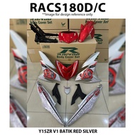 Cover Set Rapido Yamaha Y15ZR V1 V2 Batik Edition Red Blue Motor Body Set Accessories Spare Parts Y1