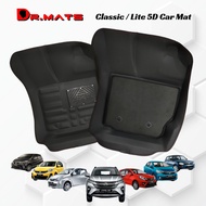 DR.MATS 5D Carpet Perodua ATIVA MYVI BEZZA ALZA ARUZ AXIA KELISA VIVA 1 Layer / 2 Layer Carpet Water