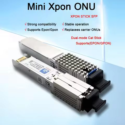 HSGQ MINI XPON ONU Xpon Stick ONU SFP Stick With MAC PPPoE IPoE HGU 20KM SC Connector 1310/1490nm OL