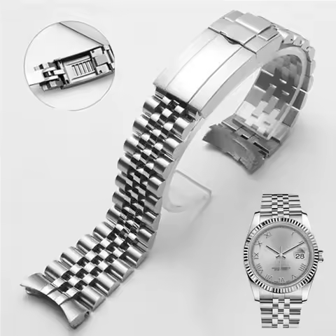 904L Jubilee Watch Band for Rolex Sub GMT Yacht Daytona Men Watch Strap Luxury Bracelet Mod Parts Re