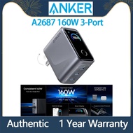 Anker 160W GaN Fast Charger 3-Port With Screen Display Fast Charger First Ai Windows Charger