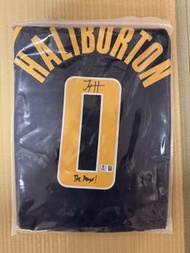 Haliburton Pacers Autographed Jersey 親簽 簽名 球衣 Beckett Final章