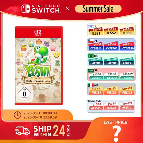 Nintendo Switch 2 -Yoshi™ and the Mysterious Book - Games Adventure Action and RPG Genre Switch 2 Ed