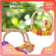 RAN Parrot Swing Perch Pine Wood Parrot Swing Colorful Parrot Swing Playground for Lovebird Conure C