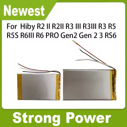 YDLBAT Battery for Hiby R2 II R2II R3 III R3III R3 R5 R5S R6III R6 PRO Gen2 Gen 2 3 RS6