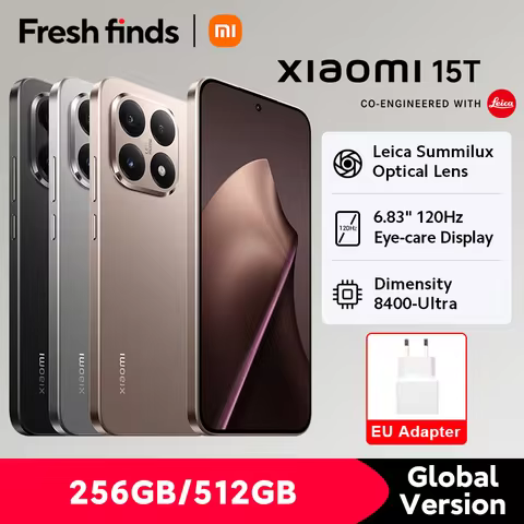 World Premiere Xiaomi 15T 5G Smartphone Leica Camera MTK Dimensity 8400-Ultra 12GB RAM 67W 5500mAh 6