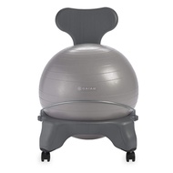 Gaiam Classic Balance Ball Chair – Exercise Stability Yoga Ball Premium Ergonomic Chair for Home and