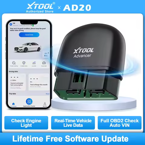 2026 XTOOL Advancer AD20 Bluetooth OBD2 Scanner On Android IOS Universal Car Diagnostic Tools Super 
