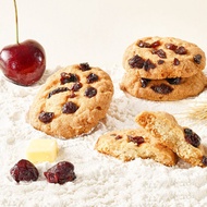 2026 New Style [Woji Fresh Fruit Oatmeal Crisp Cookies Biscuits Cherries and Cranberries 150g (15 Sa