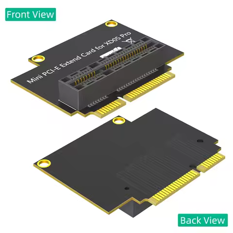 Mini PCI-E to XD05 Pro Slot Adapter Right Angle 90 Degree Extend Card Riser Converter for XDUOO XD05