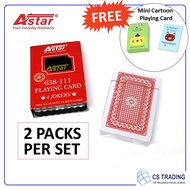 2 Packs x Astar Playing Card (4 Jokers) Jaws Poker Card 扑克牌