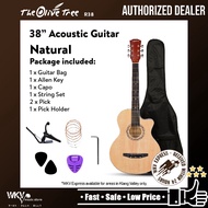 38 inch Acoustic Guitar Package (COMBO Set/ Gitar Akustik/ Standard Guitar Acoustic/ Cutaway/ Starte